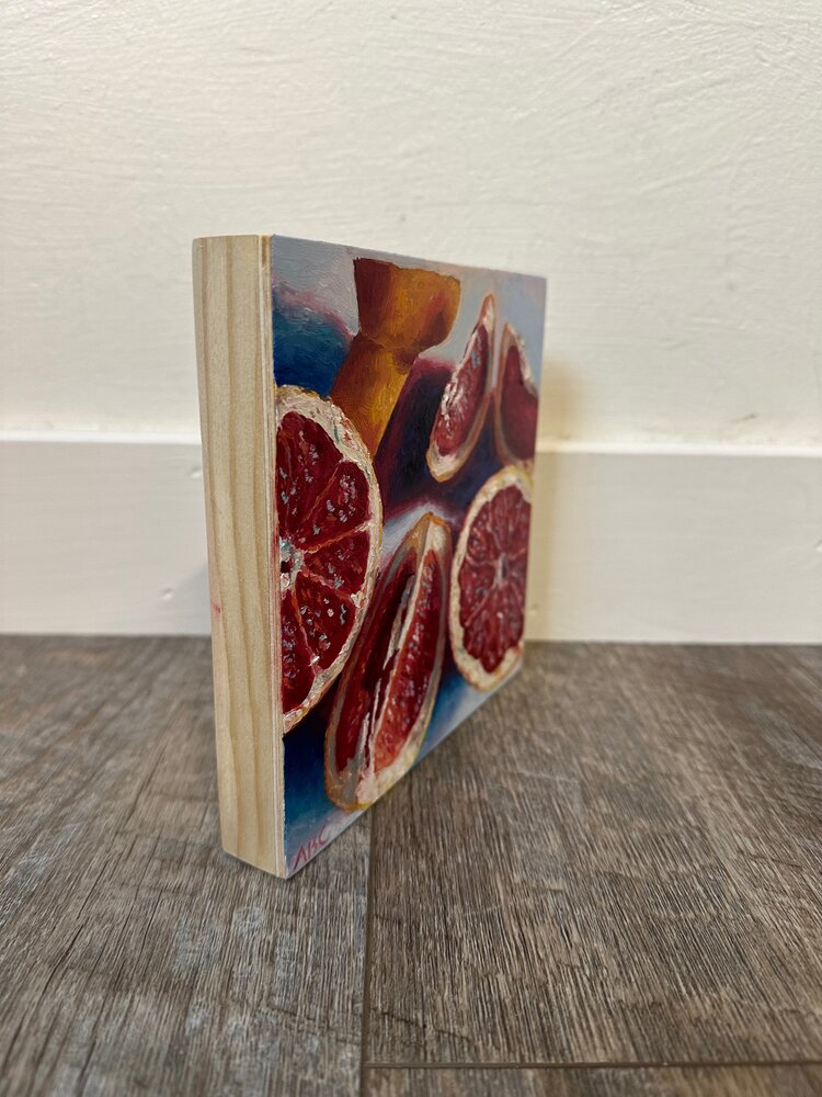 Glowing Blood Oranges - 6x6