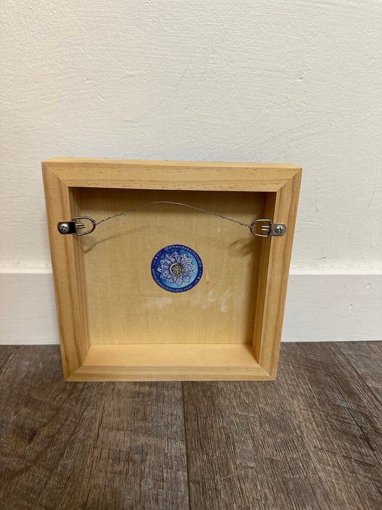 Purple Pomegranate - 8x8 - oil on panel