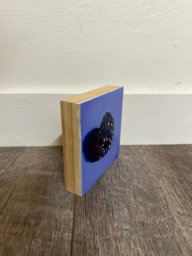 Lil Blackberry - 4x4 - oil on panel