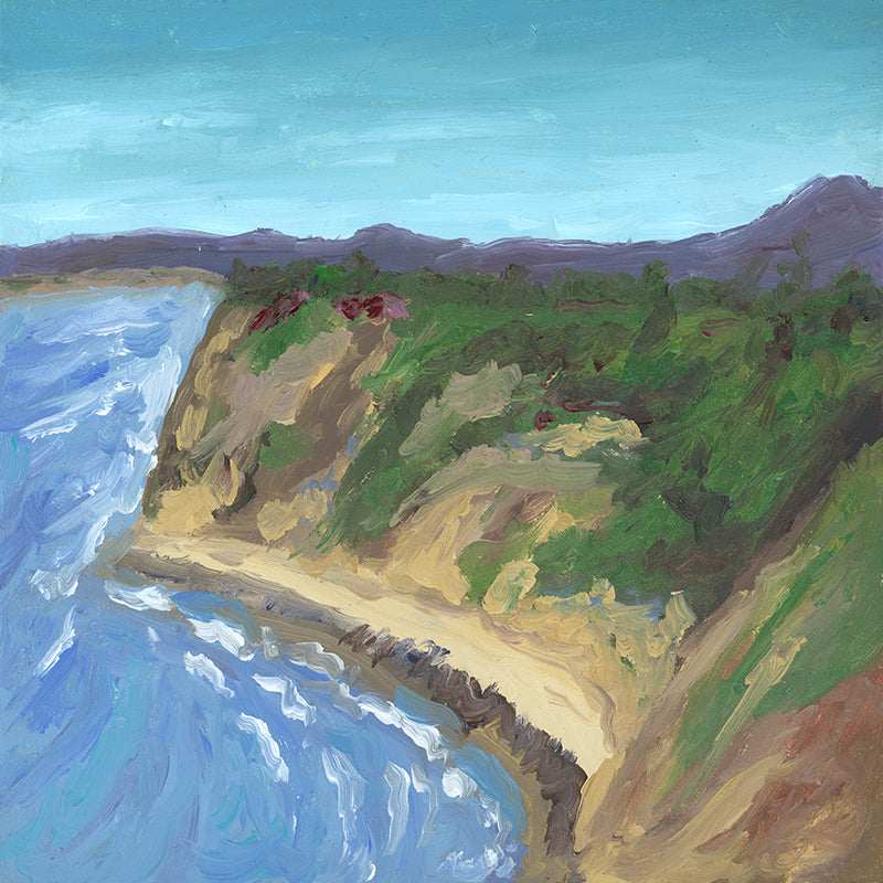 Fine art print of Lil Hendry's Beach 1 oil painting.