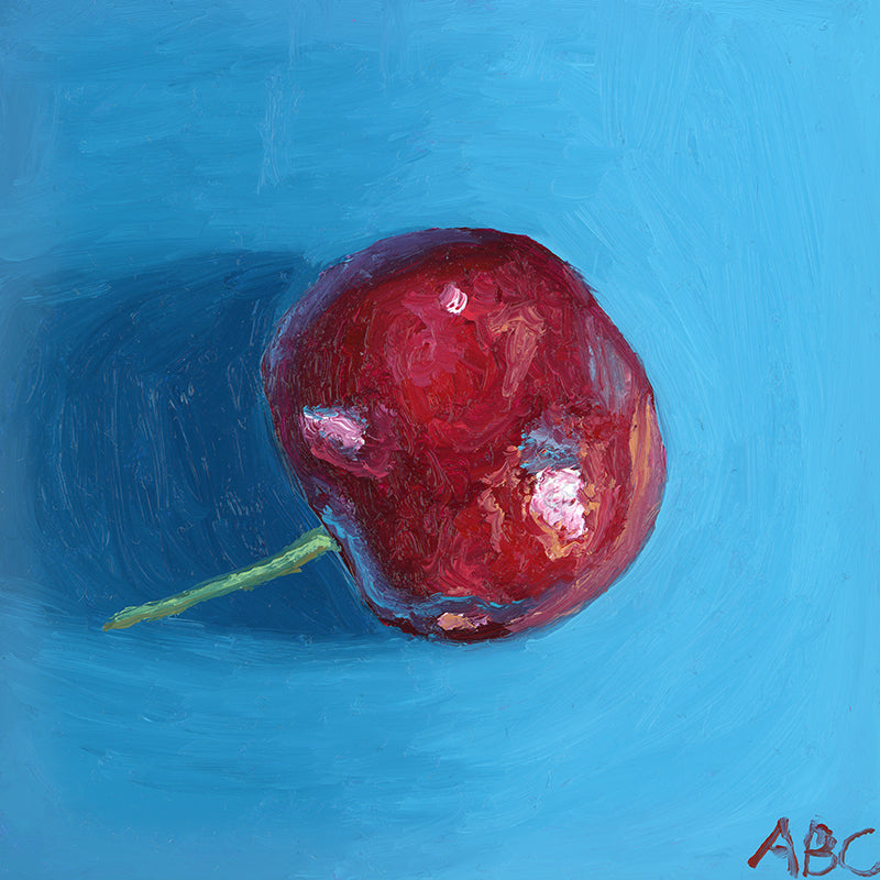 Fine art print of Lil Cherry oil painting.