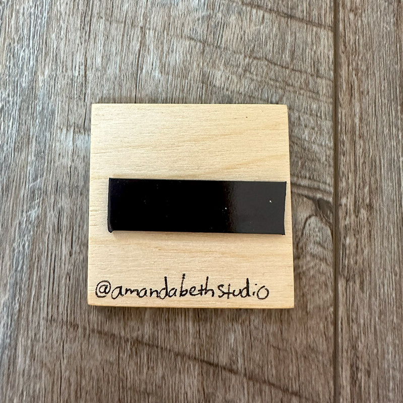 Teeny Blue Avocado - 2x2 - oil on panel - magnet oil painting