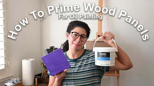 How I Prep Wood Panels for Oil Painting