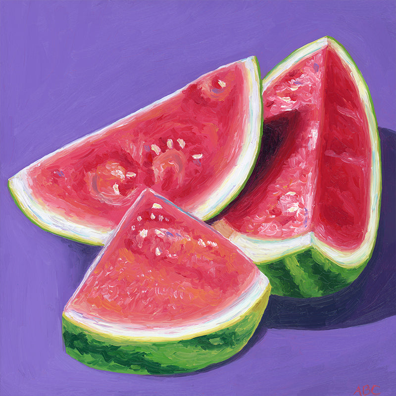 Pink Watermelons - Fine Art Print