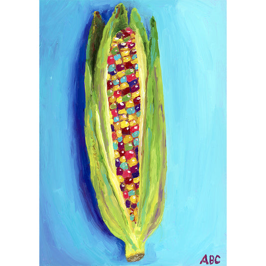 Fine art print of It's Corn Oil Painting.