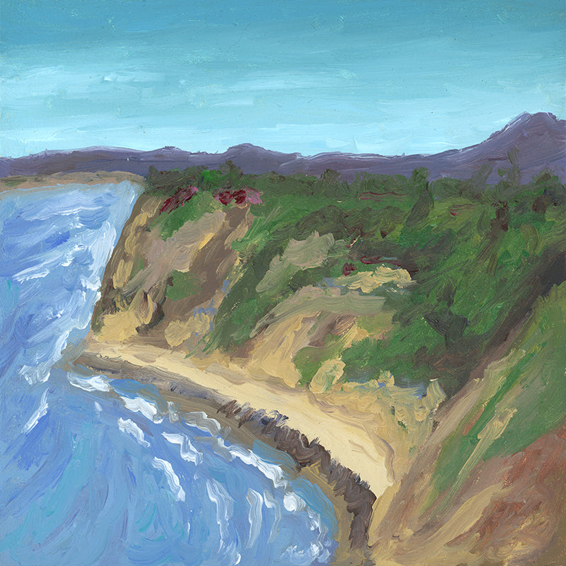 Fine art print of Lil Hendry's Beach 1 oil painting.