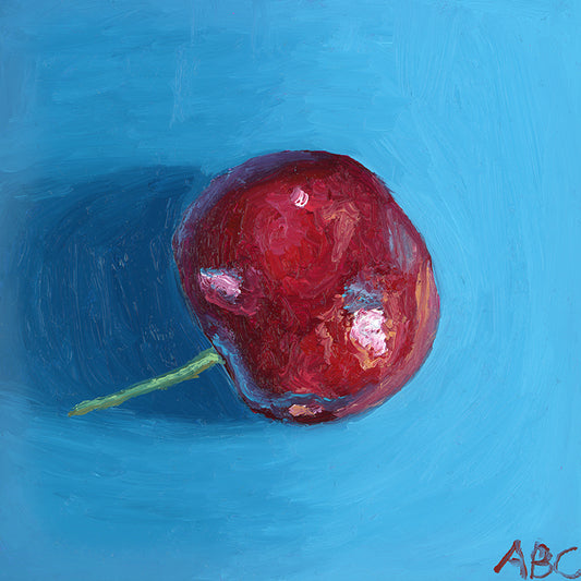 Fine art print of Lil Cherry oil painting.