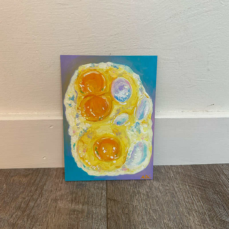 Lucky Eggs - 5x7 - oil on panel
